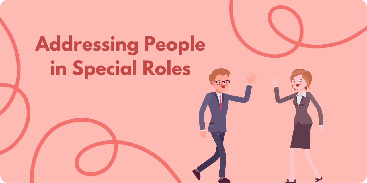 title graphic stating "advising people in special roles"