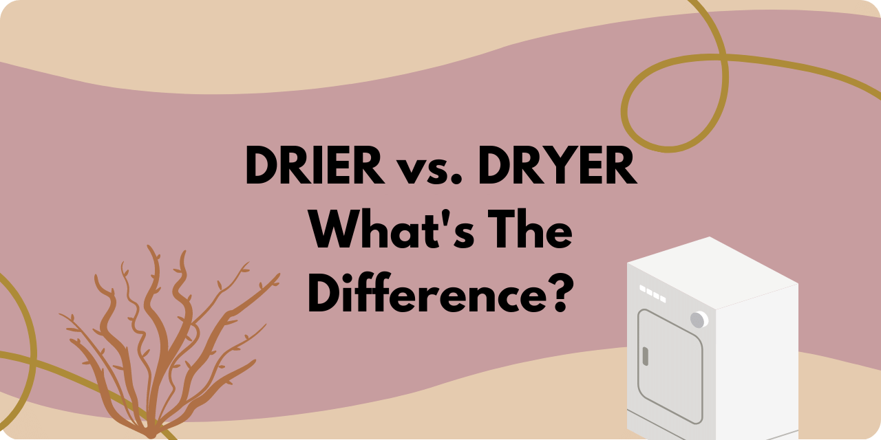 Featured image for drier vs. dryer.
